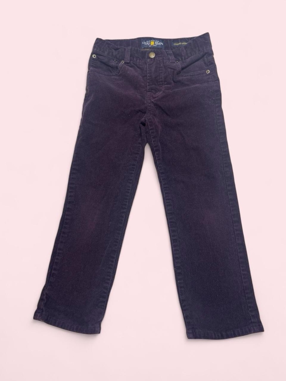 Lucky Brand Girls burgundy/Purple Corduroy Pants